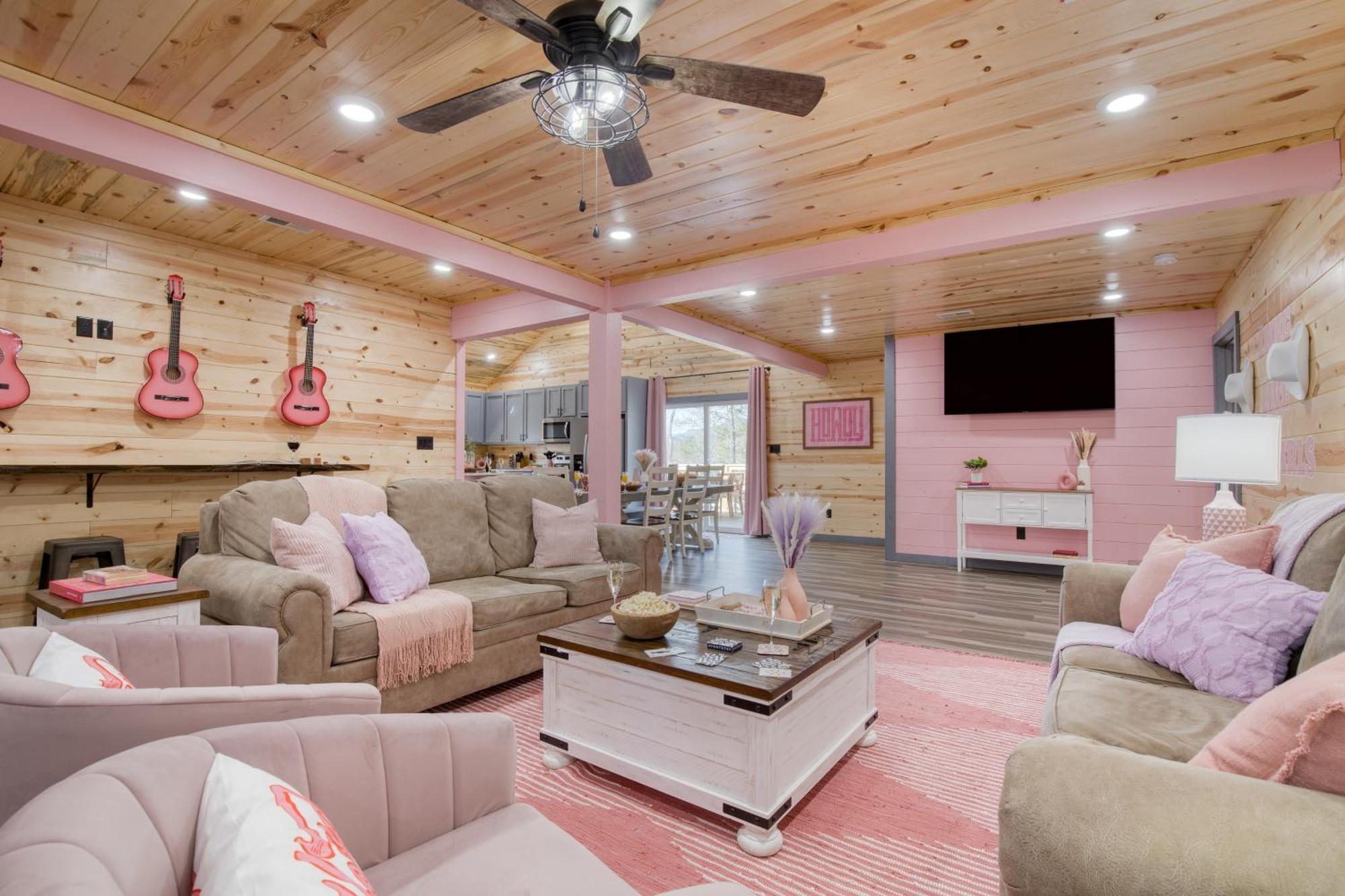 Pink Pines Avantstay Luxury Aesthetic Dream Home Indoor Pool Hot Tub Pigeon Forge Ngoại thất bức ảnh