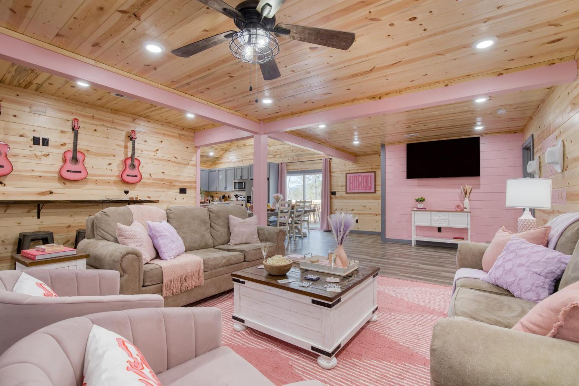 Pink Pines Avantstay Luxury Aesthetic Dream Home Indoor Pool Hot Tub Pigeon Forge Ngoại thất bức ảnh